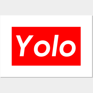 Yolo (Red) Posters and Art